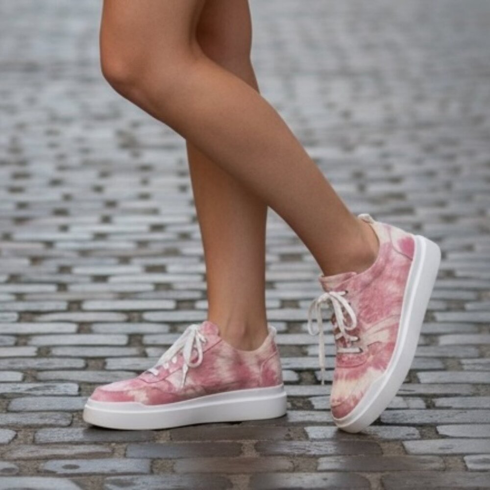 NEW Cole Haan women’s 9.5 Grand Pro Rally Canvas Court Sneakers Pink Shoes NWOB